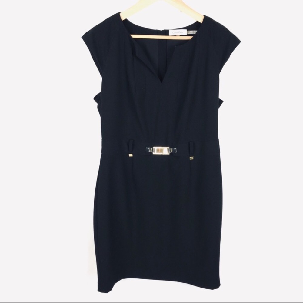 Black Calvin Klein dress
